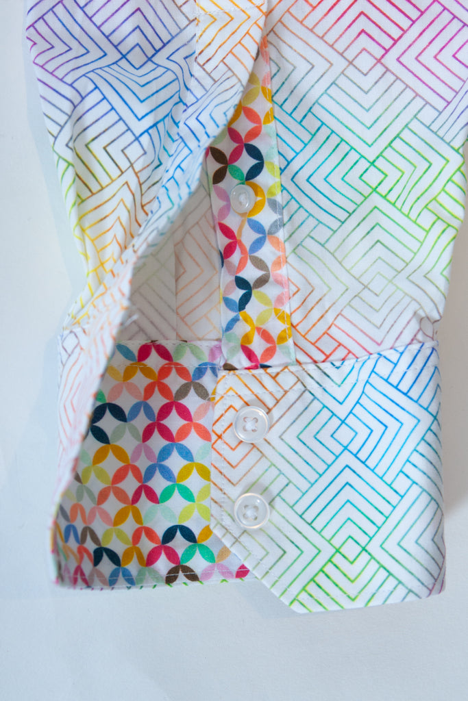 Robert Graham Bold Geometric Print Classic Fit Shirt