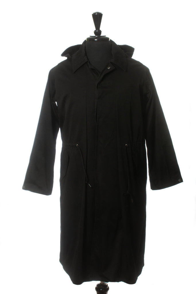 Izzue NWT Black Pleated Cape Coat