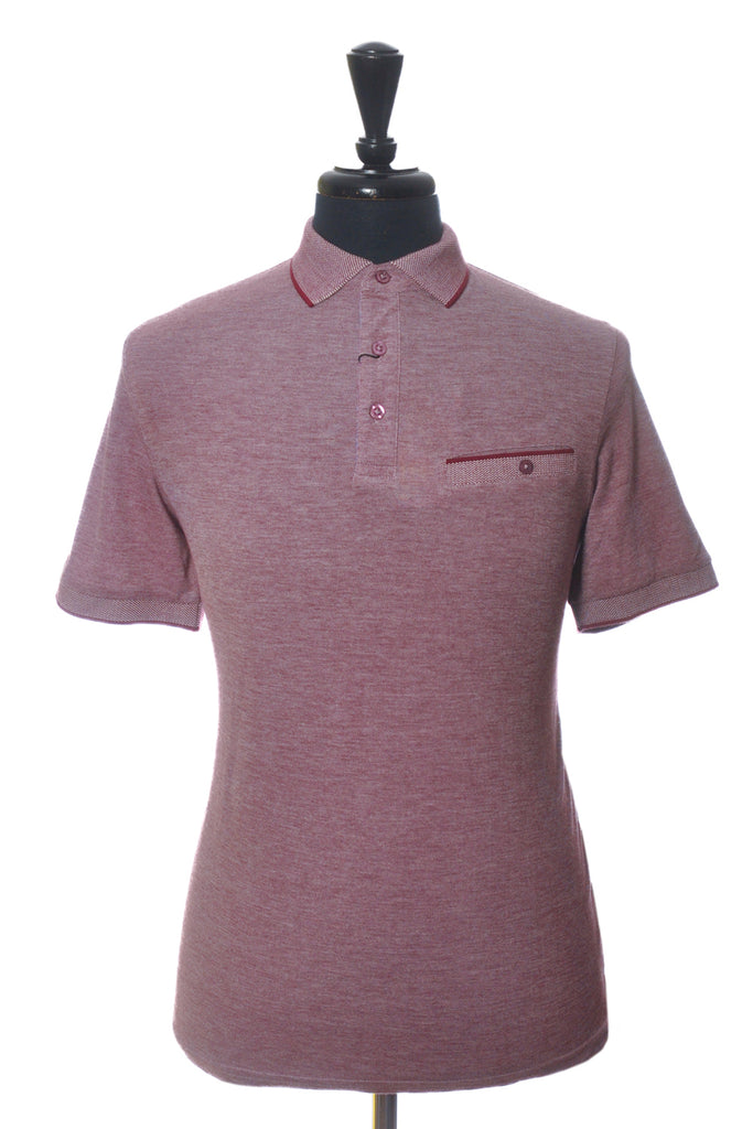 Robert Graham NWT Burgundy Classic Fit Polo Shirt