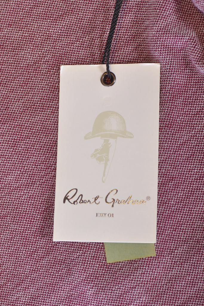 Robert Graham NWT Burgundy Classic Fit Polo Shirt