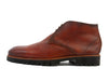 Di Bianco Brown Pebbled Leather Desert Boots