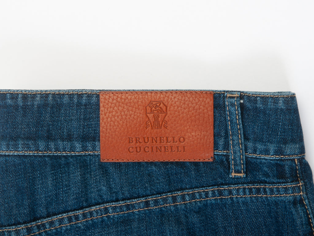 Brunello Cucinelli Blue Leisure Fit Jeans