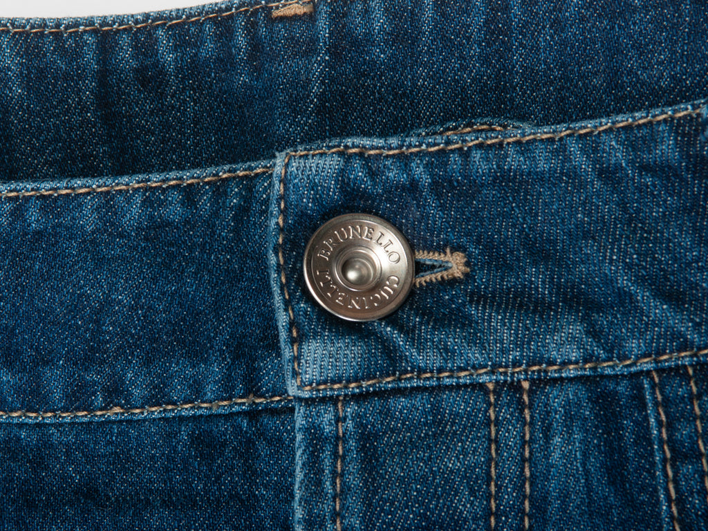 Brunello Cucinelli Blue Leisure Fit Jeans