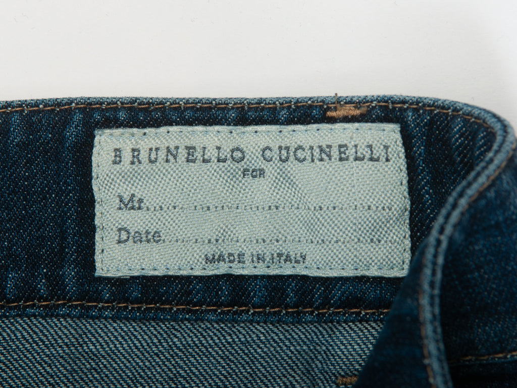 Brunello Cucinelli Blue Leisure Fit Jeans