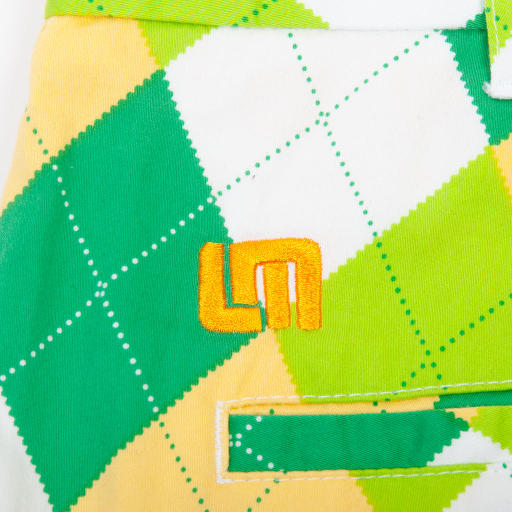 Loudmouth Golf Bold Green Argyle Check ShortsLoudmouth Golf Bold Green Argyle Check Shorts