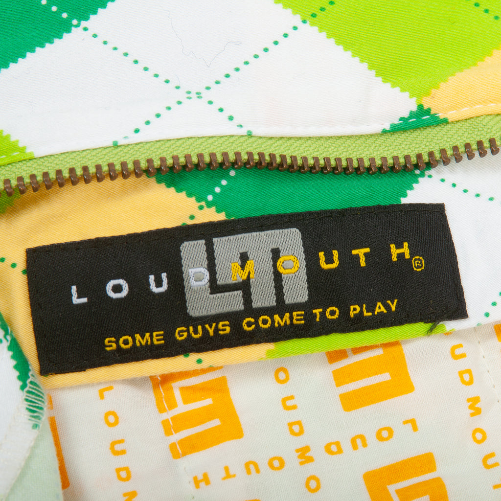Loudmouth Golf Bold Green Argyle Check ShortsLoudmouth Golf Bold Green Argyle Check Shorts