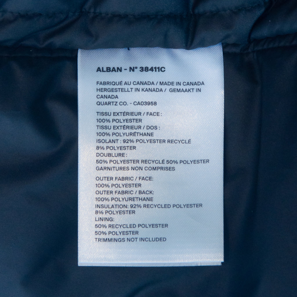 Quartz Navy Blue Alban Parka