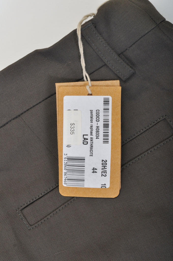 A.P.C. Grey Raphael Pants at Luxmrkt Mens Wear Luxury Consignment Edmonton luxmrkt.ca luxmrkt.com