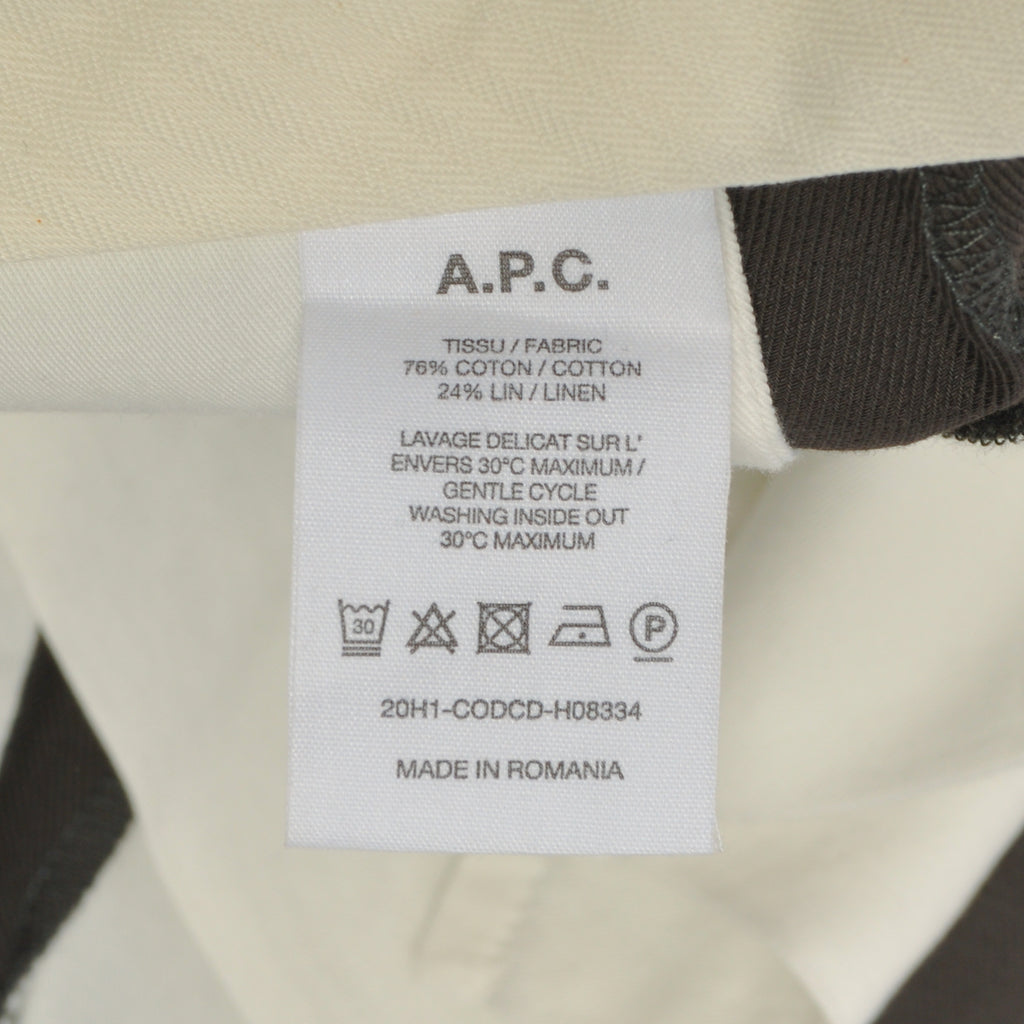 A.P.C. Grey Raphael Pants at Luxmrkt Mens Wear Luxury Consignment Edmonton luxmrkt.ca luxmrkt.com