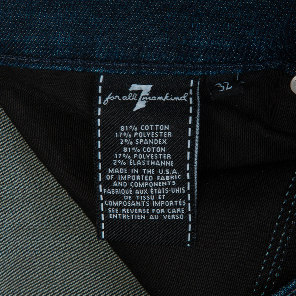 7 For All Mankind Dark Blue Paxton Jeans