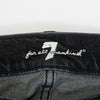 7 For All Mankind Distressed Black Paxton Jeans