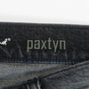 7 For All Mankind Distressed Black Paxton Jeans
