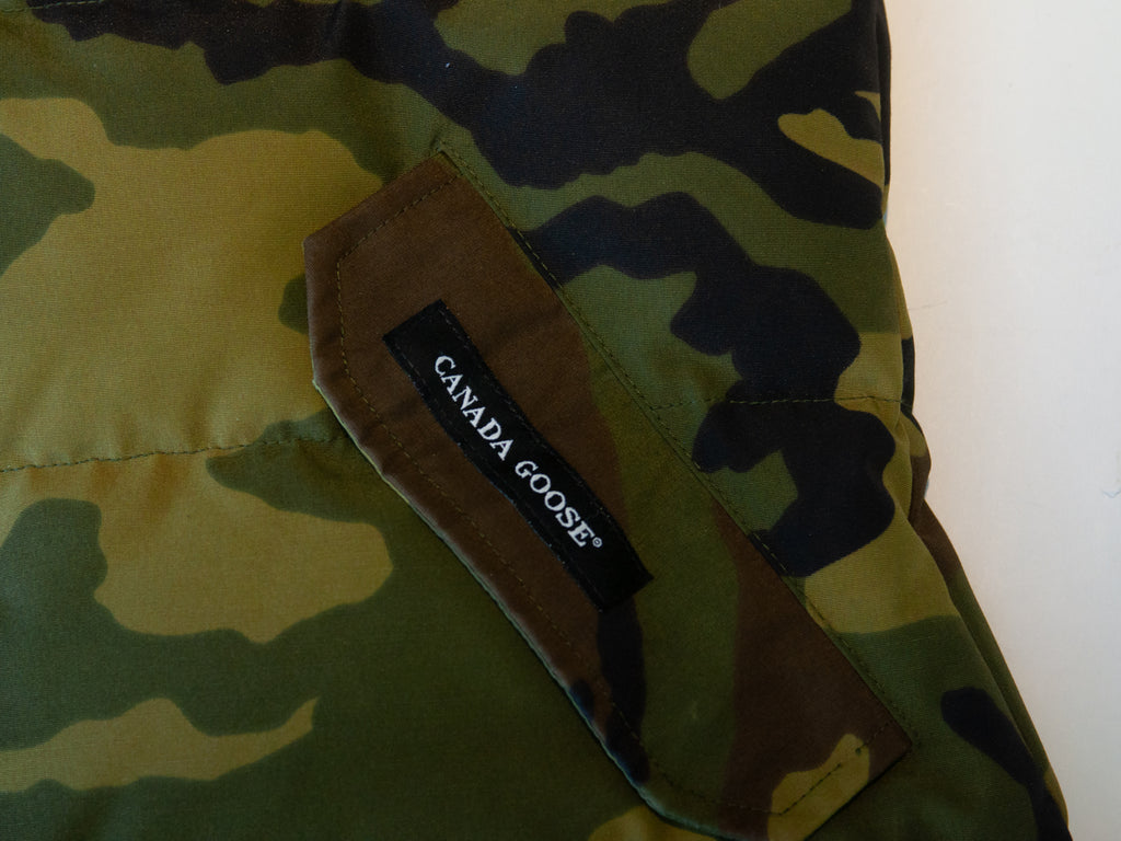 Canada Goose Green Camo Freestyle Down Vest