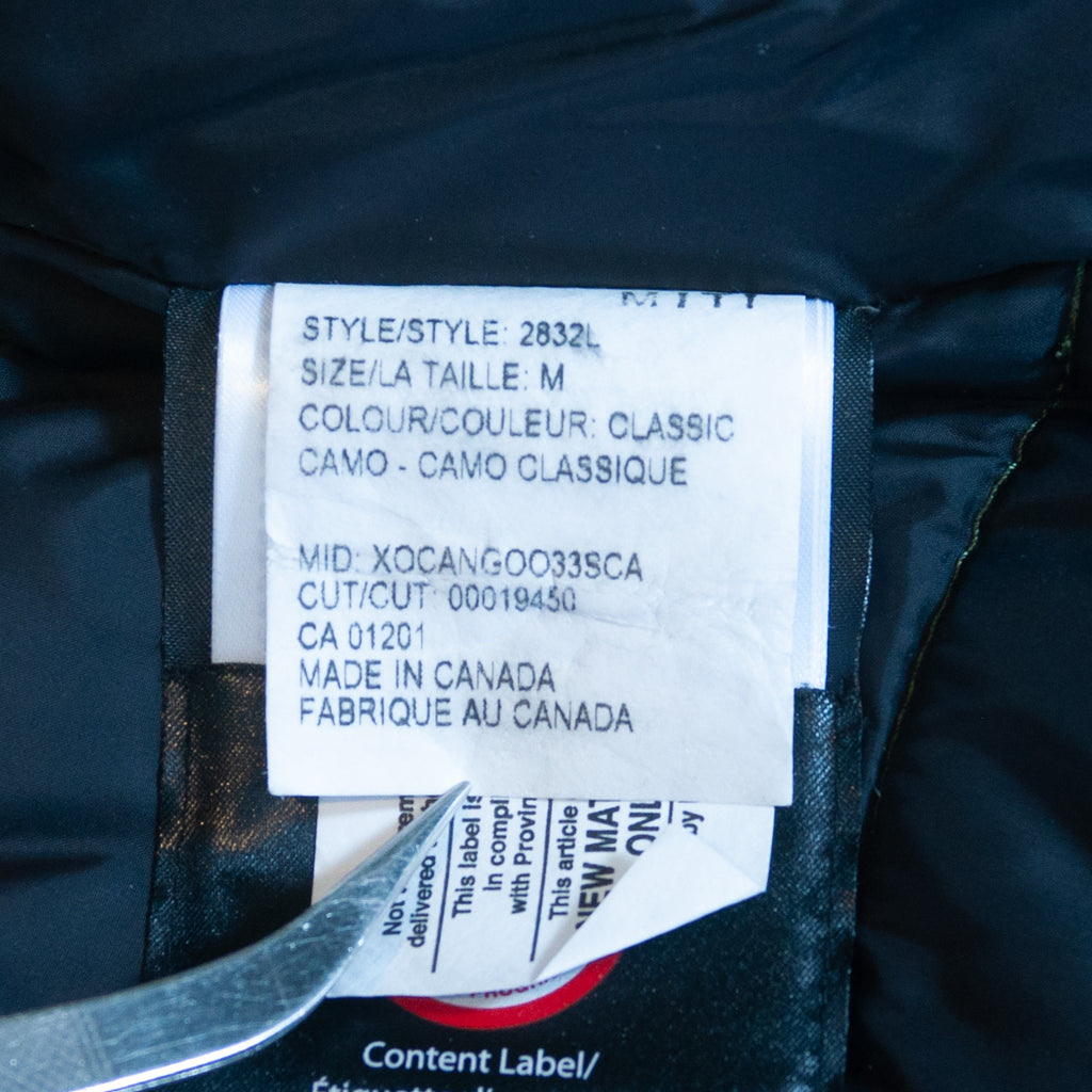 Canada Goose Green Camo Freestyle Down Vest