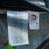 Diesel Blue D-Viker Straight Button Fly Jeans