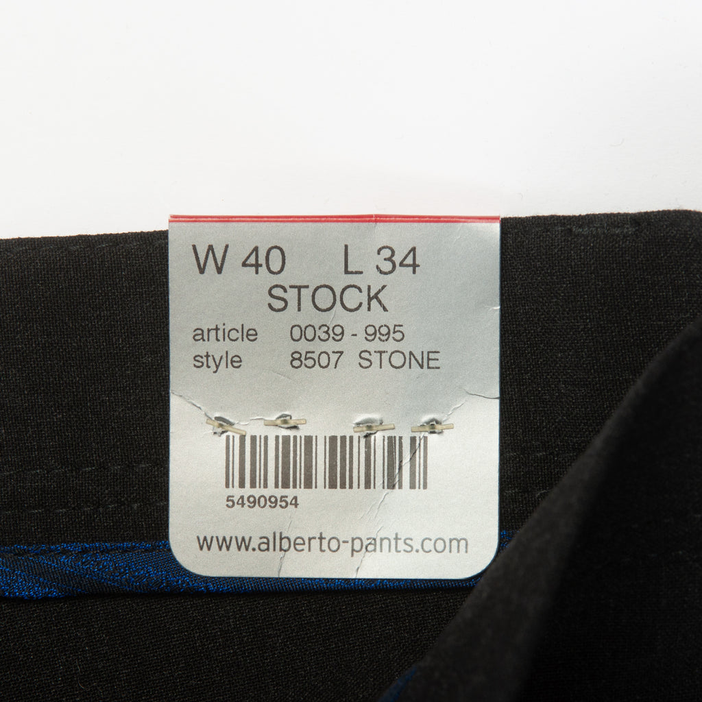 Alberto NWT Charcoal Grey Stone Modern Fit Ceramica Pants