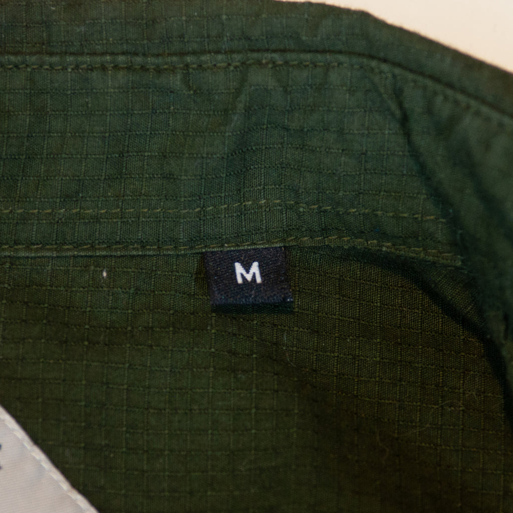 Barbour Beacon Green Rip Stop Cotton Twill Over Shirt