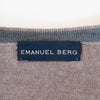 Emanuel Berg Brown Merino Wool Crew Neck Sweater