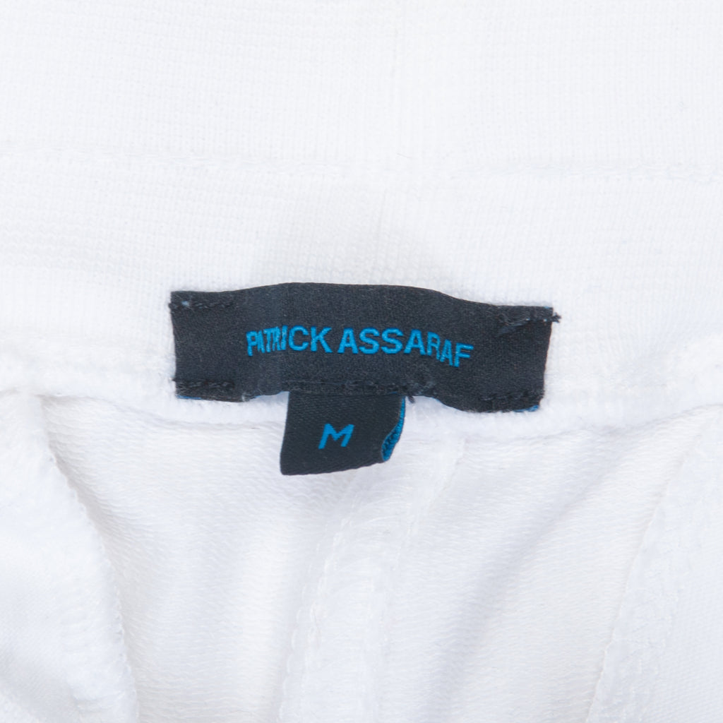 Patrick Assaraf White Pima Cotton Joggers