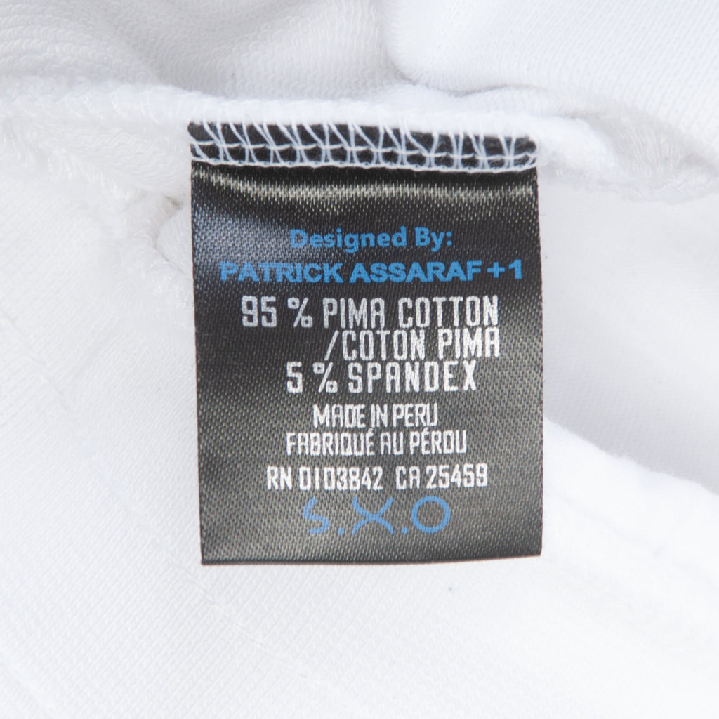 Patrick Assaraf White Pima Cotton Joggers