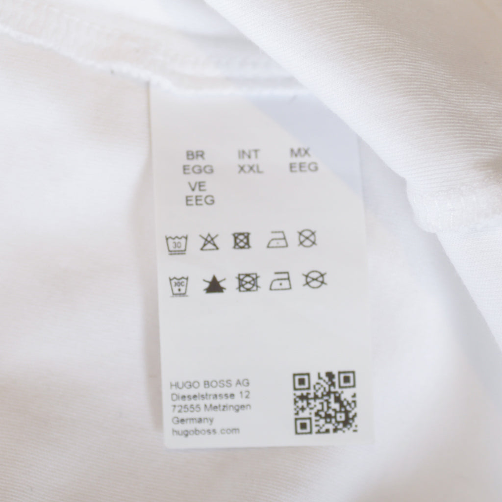 Hugo Boss White Mohammed Ali Print T-Goat T-Shirt