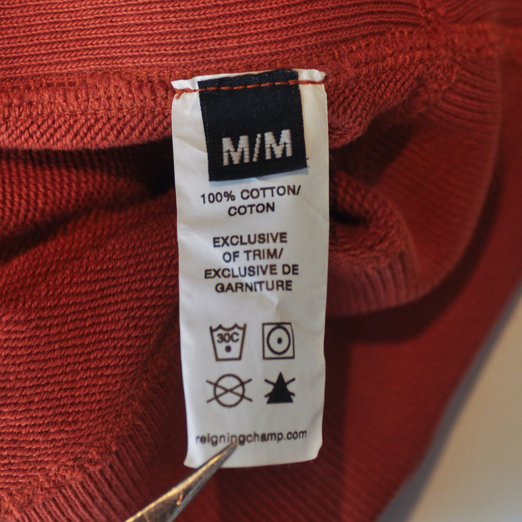 Reigning Champ Burnt Orange Sweatshirt