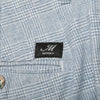 Mason’s Light Slate Blue Check Torino Pants