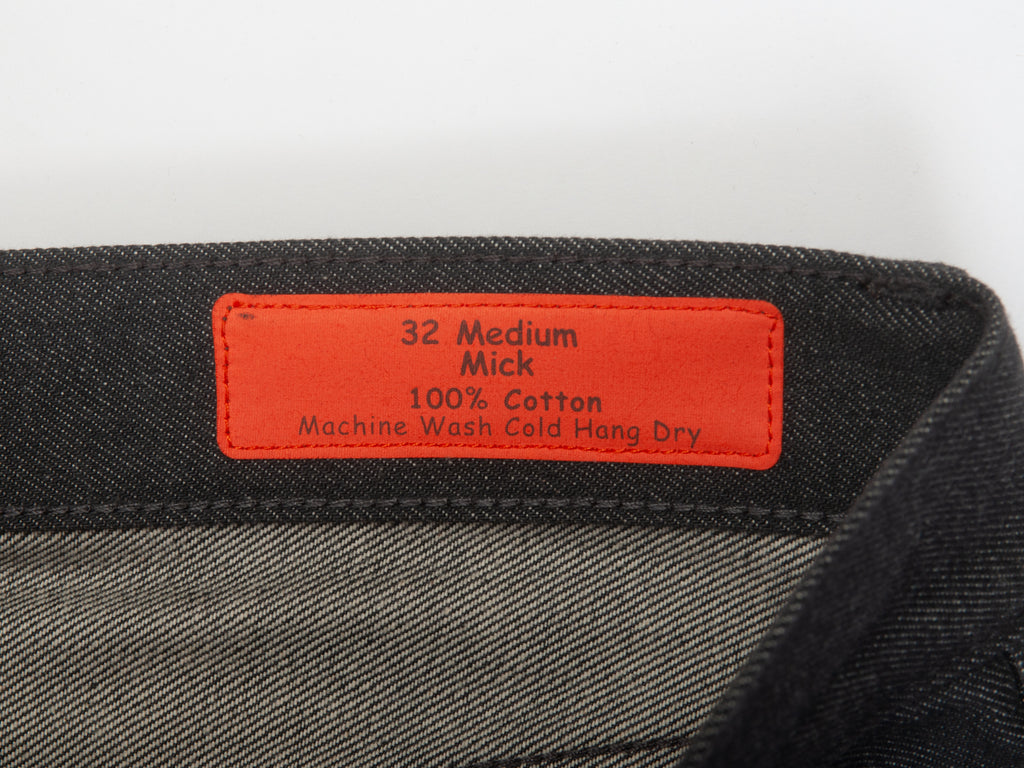 Jean Shop Dark Grey Selvedge Mick Jeans