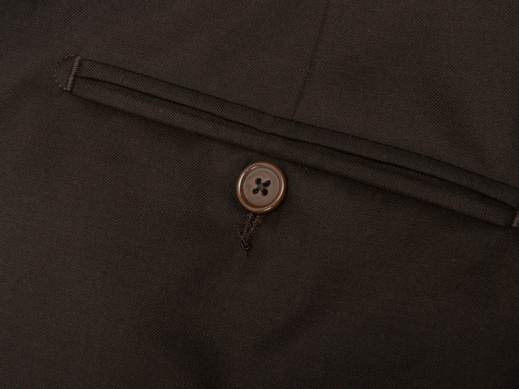 Harry Rosen Chocolate Brown Wool Pants