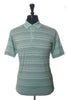 Hugo Boss Green Dotted Stripe Darren Polo Shirt