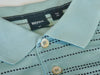 Hugo Boss Green Dotted Stripe Darren Polo Shirt