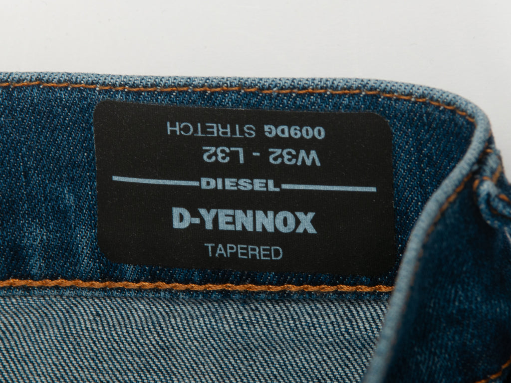 Diesel Blue D-Yennox Tapered Jeans