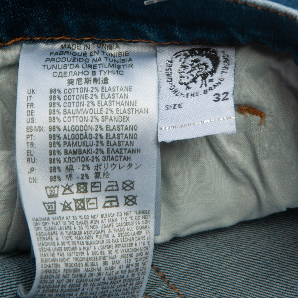 Diesel Blue D-Yennox Tapered Jeans