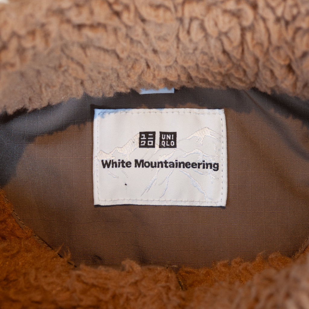 White Mountaineering for Uniqlo Brown Sasquatch Fleece Jacket