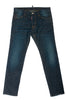 DSquared2 Distressed Blue Stretch Skinny Fit Jeans