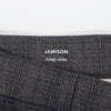 AG Jeans Grey Check Moleskin Jamison Skinny Chino Pants