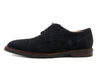 Hugo Boss Navy Blue Suede Cap Toe Derby Shoes