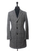 Hugo Boss Grey Prince of Wales Check Nye2 Slim Fit Coat