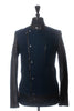 Kent and Curwen Wool and Leather Slim Fit Motorcycle Jacket
