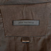 John Varvatos Grey Brushed Cotton Hooded Military Coat