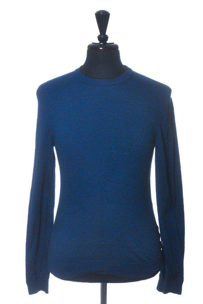 Hugo Boss Blue Fabello1 Crew Neck Sweater