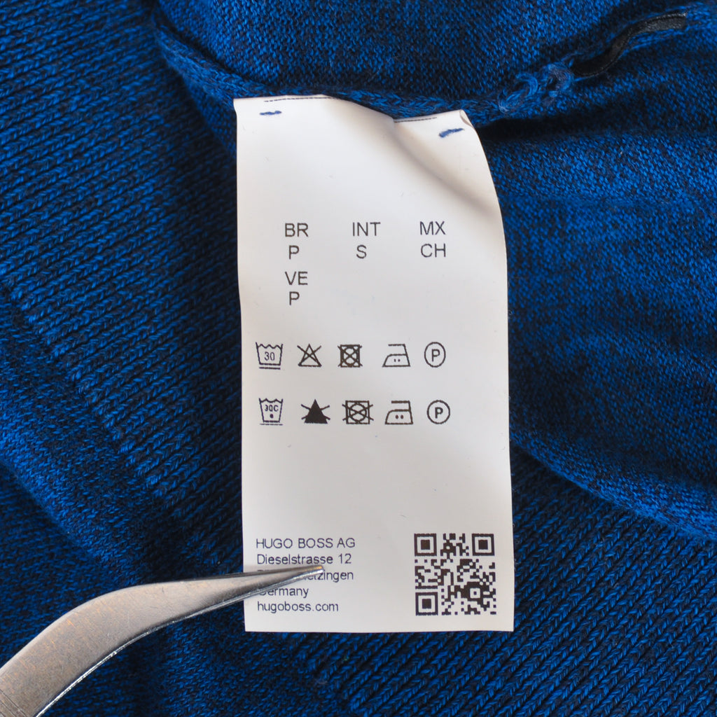 Hugo Boss Blue Fabello1 Crew Neck Sweater