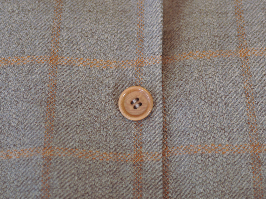 Guidice Brown Check Tweed Roma Blazer