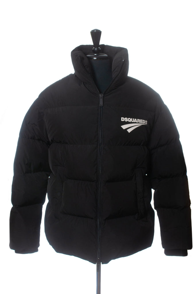 DSquared2 Black Down Puffer Jacket