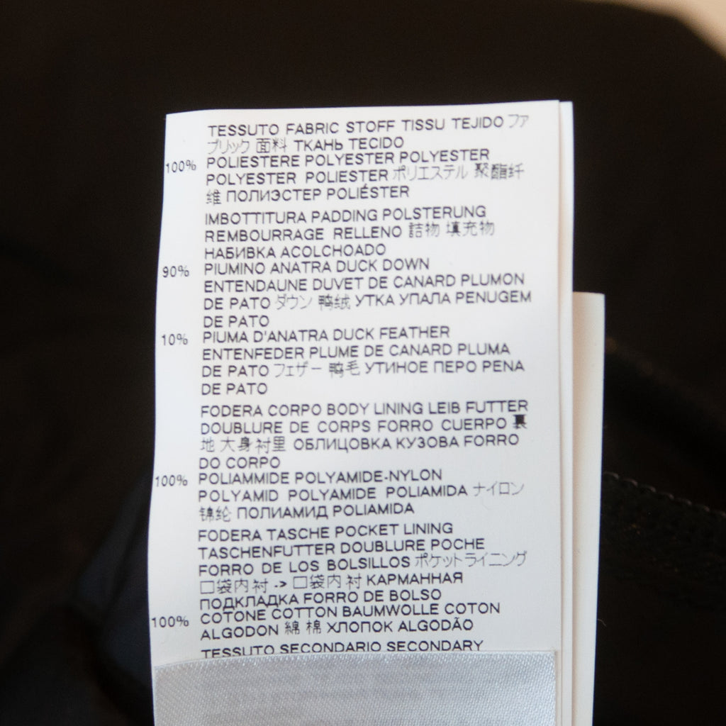 DSquared2 Black Down Puffer Jacket