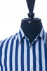 Comme des Garcons Blue Striped Short Sleeve Shirt
