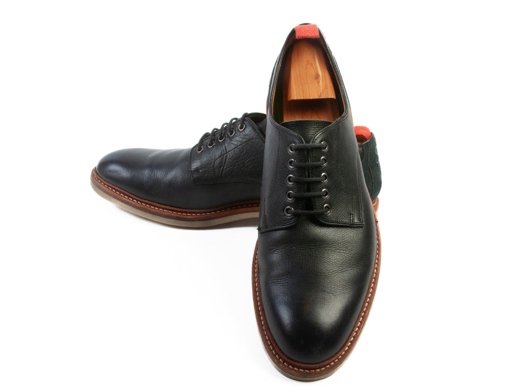 Oliver Sweeney Dark Blue Hepworth Derby Shoes
