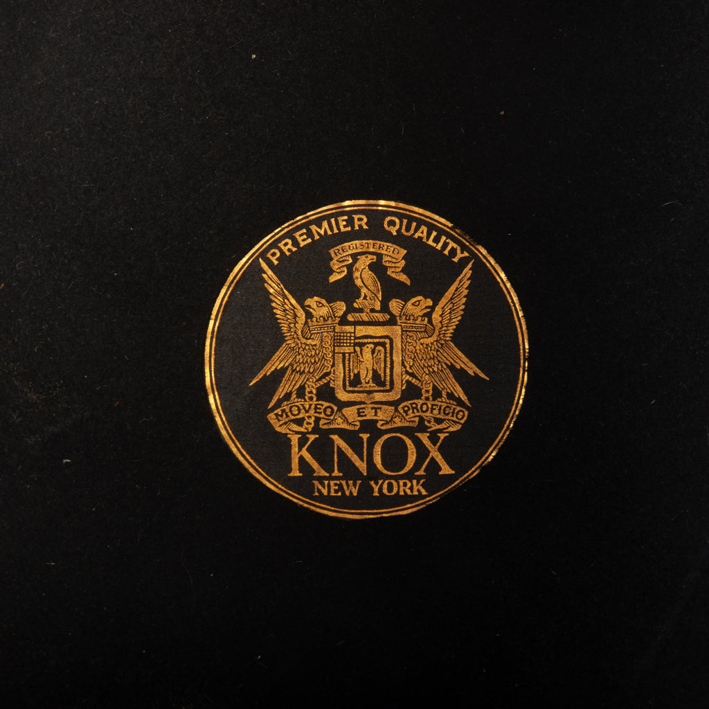 Knox New York Vintage Black Bowler Hat