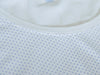 Patrick Assaraf Blue on White Geo Print T-Shirt