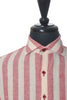 Harold Red Awning Striped Linen Shirt
